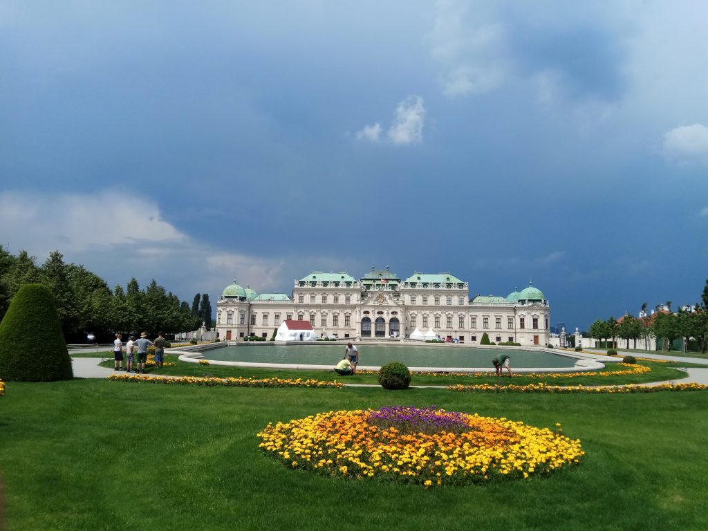 Exteriores del Palacio Belvedere, Viena, Austria