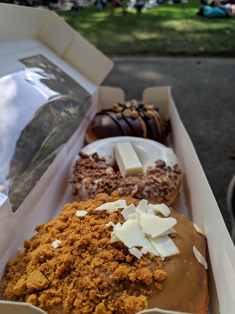 Doughnuts en primer plano