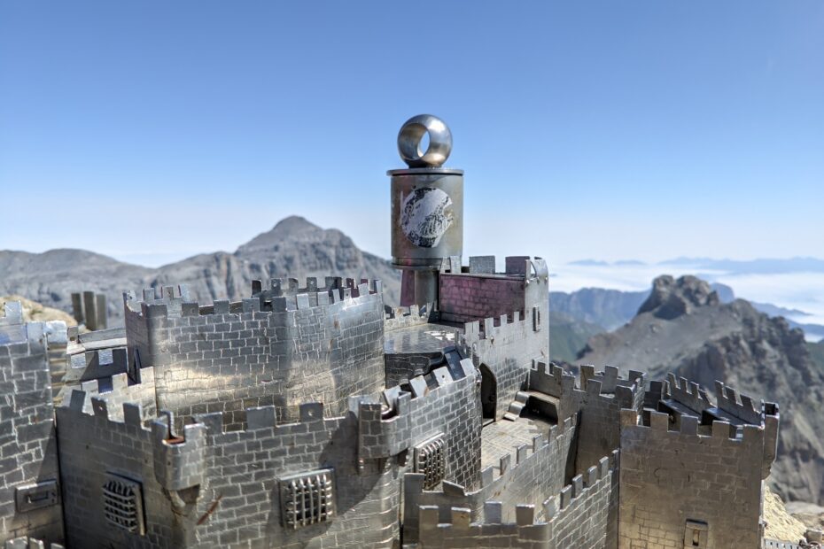 Maqueta del Castillo de Javier, Mesa de los Tres Reyes, Navarra