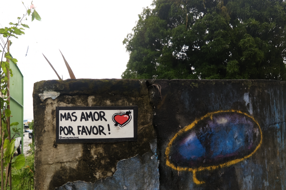 Graffiti en Cahuita, Costa Rica